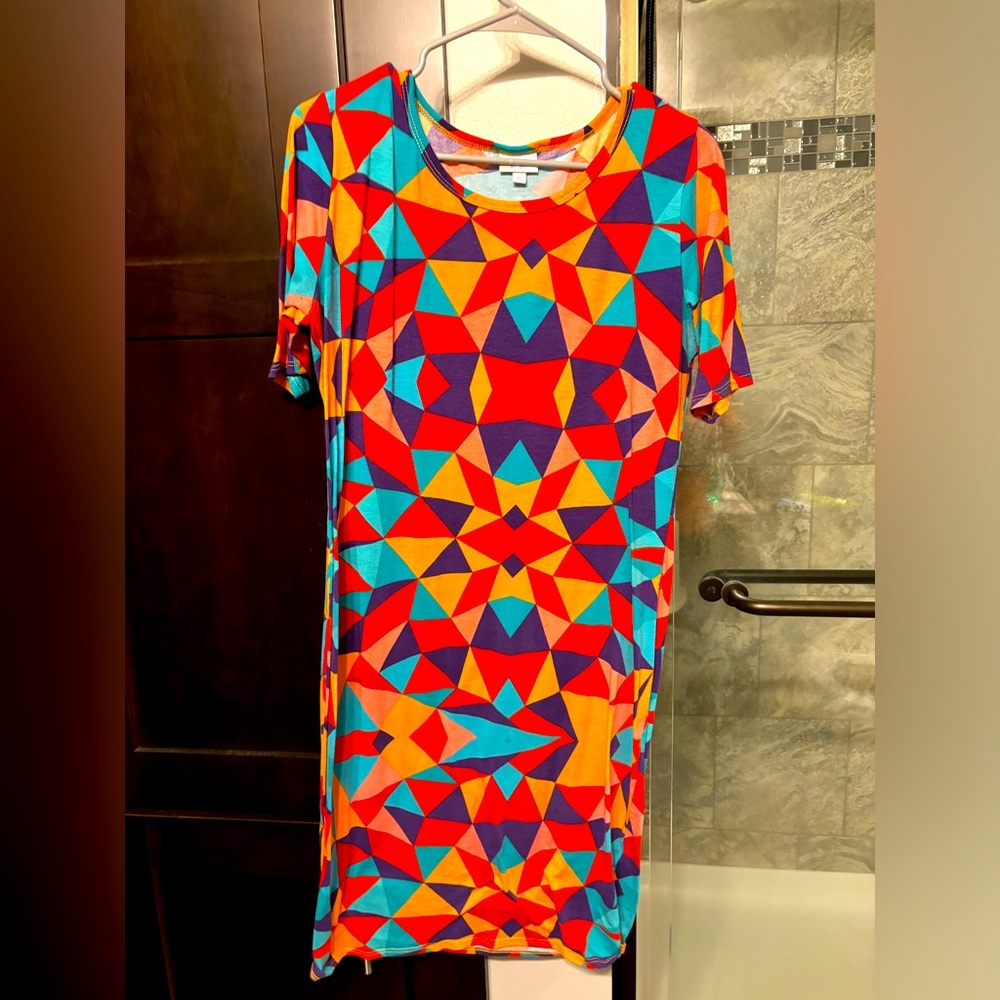 Mosaic fitted dress